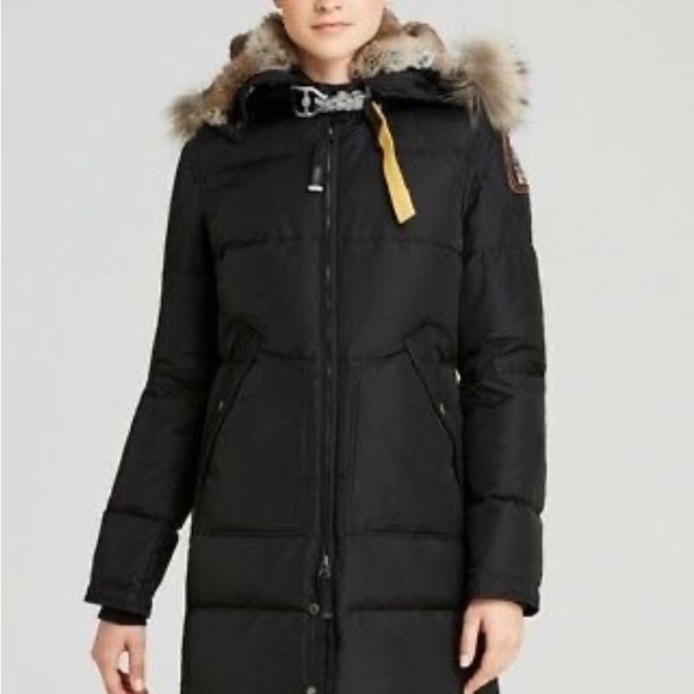 Parajumpers women long bear coat jacket worn once